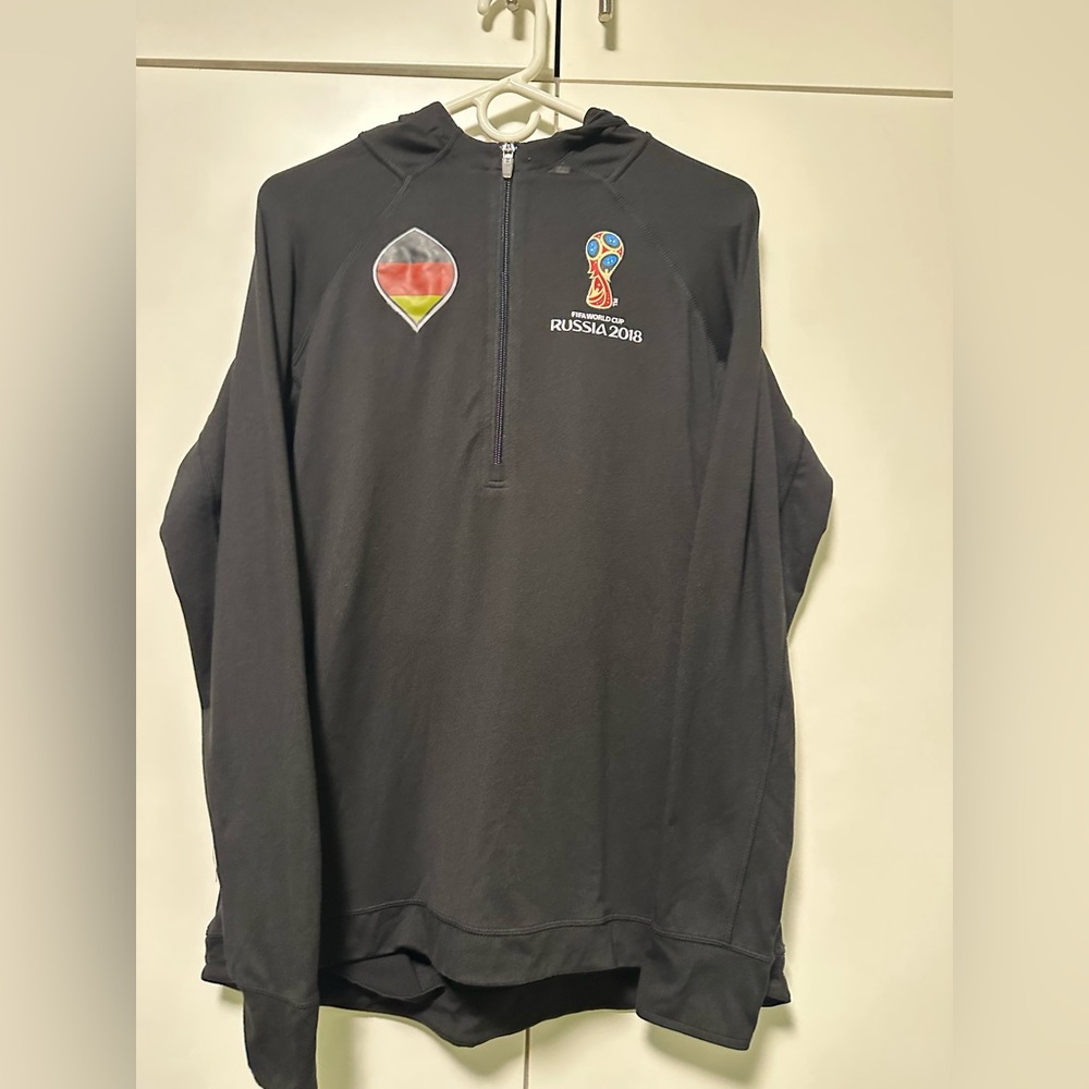 FIFA World Cup Russia 2018 Germany Jacket 1/2 Zip Adult Sz L Officially Licensed